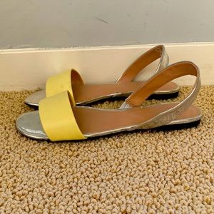 Zara Trafaluc Yellow Flats